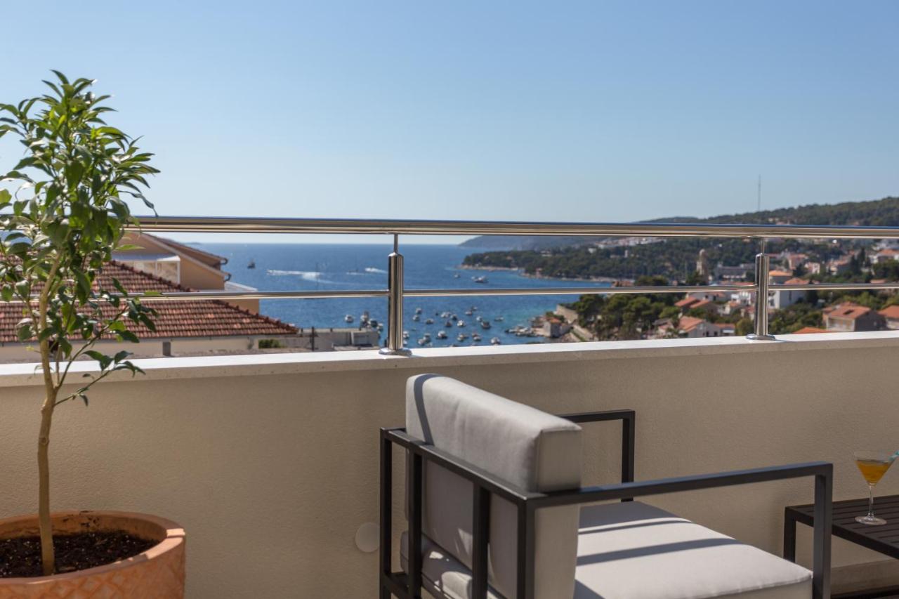 Golden View Penthouse Appartement Hvar Town Buitenkant foto